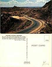 Badlannds Ntl Monument SD Wind Carved Formations Postcard Unused (41228)