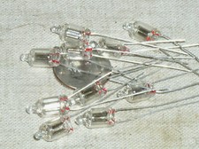 10 ORIGINAL ORANGE NE2 NE-2-H NEON GLOW LITE LIGHT LAMP T2 INDICATOR BULB 120VAC