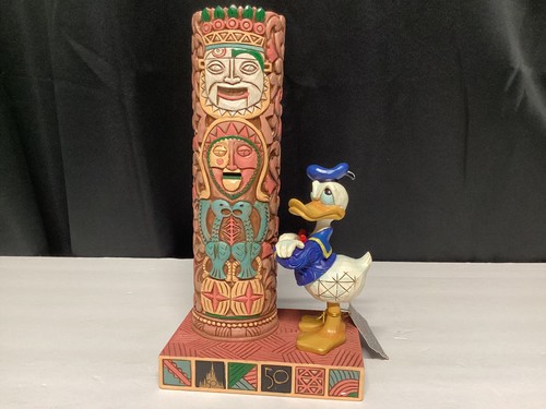 Disney Parks 50th Anniversary Jim Shore Donald Duck Enchanted Tiki Room Figure - Picture 1 of 7