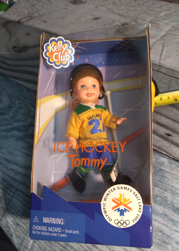 Kelly Club Ice Hockey Tommy Doll by Mattel NIB 2002 Winter Olympics in Salt Lake