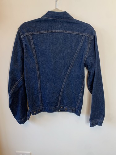 Vintage 60er MADEWELL Jeansjacke Herren 38 Jeansjacke blau dunkle Waschung - Bild 6 von 9