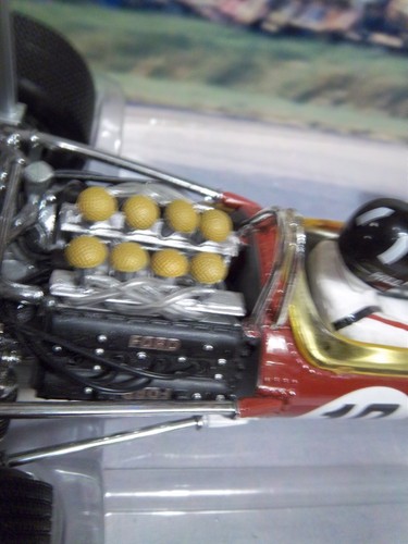 1/18 di Graham Hill 1968 US GP Lotus 49B senza scatola di Quartzo - Foto 5 di 5