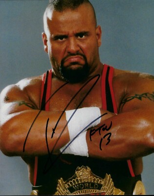 ECWプロレスカード TAZ タズ Tazz Taz Signed 2001 Fleer WWF Raw is War Card #22 WWE ECW
