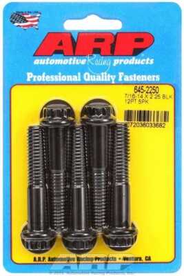 ARP Bolt Kit - 12pt (5) 7/16-20 x 2.250 ARP Bolt Kit - 12pt (5) 7/16-20 x 2.250