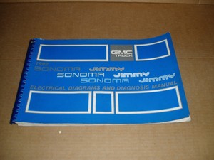 Image Is Loading 1992 GMC Sonoma Jimmy Pickup Electrical Wiring Diagrams