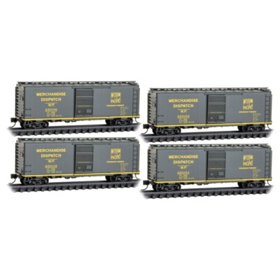 Micro-Trains N 98300233 Western Pacific WP Merchandise Dispatch 40' Box Car Set