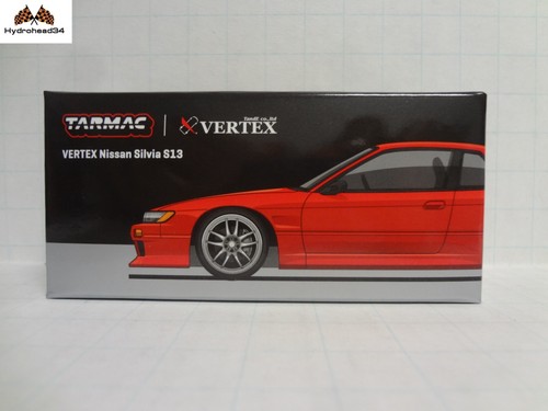 Tarmac Works Nissan Silvia S13 Vertex Edizione Speciale 1:64 Diecast Rosso Sigillato