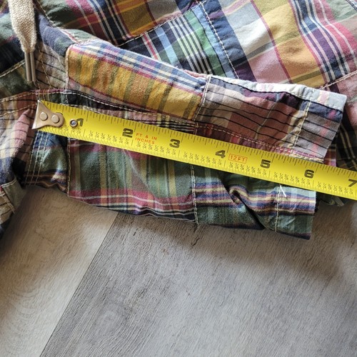 Polo Ralph Lauren Vintage Multicolore Patchwork Tavola Corto Baule Nuoto Medium - Foto 7 di 8