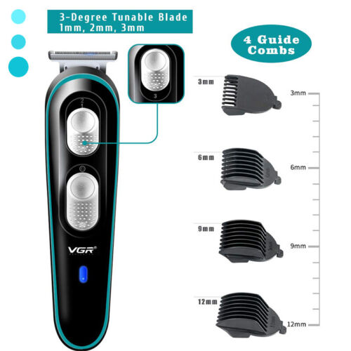 Cordless Mens Hair Clippers Shaver Trimmers Machine Beard Electric Professional - Picture 6 of 10