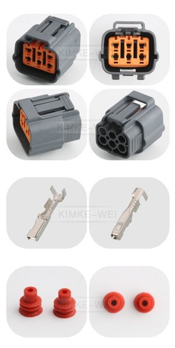 6 Pin/Way Sumitomo DL Sealed Series Automotive Male Female Connector Plug Kit - Picture 4 of 4