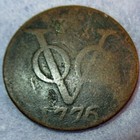 Magic Key Date 1776 Date of Independence! Colonial New York Penny Voc Holland M