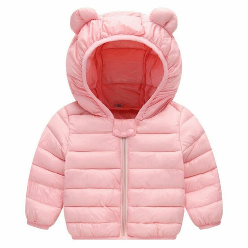 Toddler Baby Boys Girls Winter Hooded Puffer Coat Parka Padded Jacket Outwear UK - Picture 7 of 19