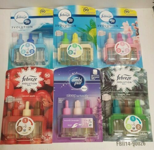 1 x 2 Ambi Pur / febreze 3Volution refills different variants 20ml - Picture 3 of 11