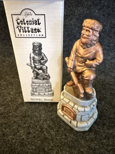Vintage Lefton's Colonial Village Collection Silus NOTFEL STATUE #10623 with Box - Picture 13 of 17