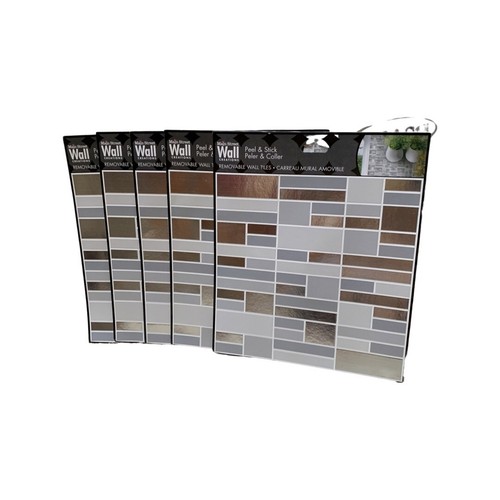 Main Street Wall Creations Peel Stick Removable 8"x8" Wall Tile Decal LOT OF 5 eBay