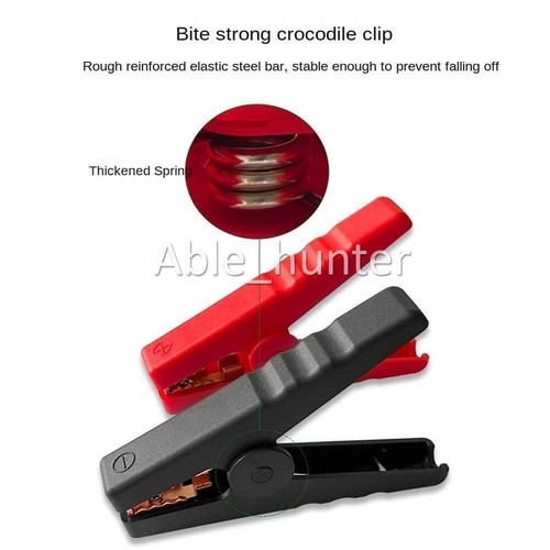 100A Car Battery Alligator Clip Test Terminal Clamps Set Black Red 2/10X AU AD - Picture 6 of 13