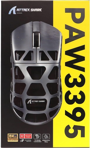ATTACK SHARK R3 46g Wireless Gaming Mouse,BT/2.4Ghz/Wired Mice PAW3395 26000 DPI - Picture 39 of 41