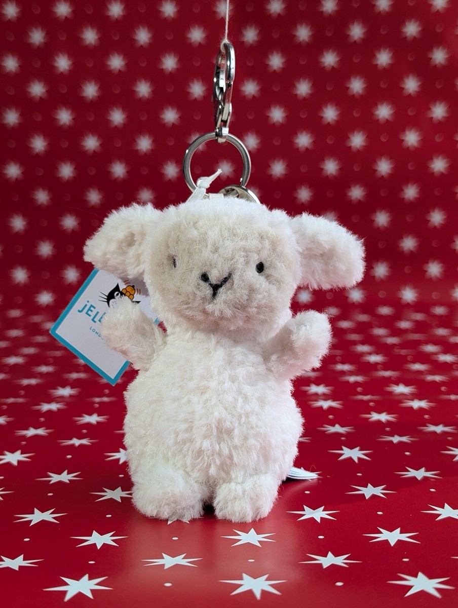 　Little Lamb Bag Charm　ひつじ　ぬいぐるみ Little Lamb Bag Charm Jellycat - Sheridan Nurseries Online