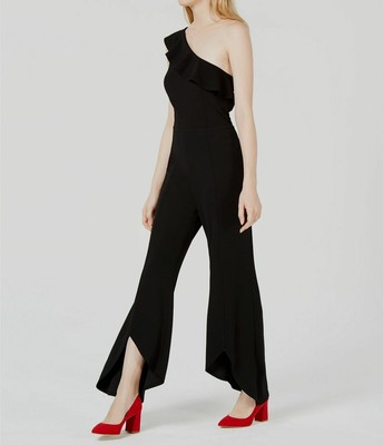 bar iii ruffled jumpsuit