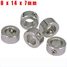 1 Pcs Openbuilds Lock Collar - T8 Screw Lock Ring Stainless Steel 8 x 14 x 7mm