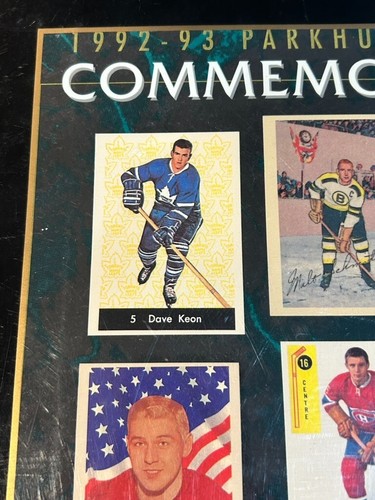 1992 - 93 Parkhurst Limited Edition Commemorative Sheet Promo Hockey Framed - Picture 2 of 12