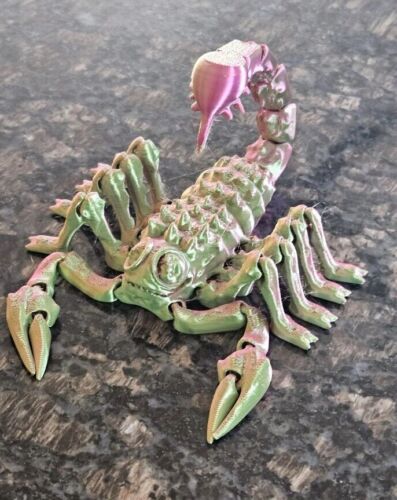 Flexi Scorpion, juguete articulado inquieto, impreso en 3D - Imagen 3 de 39
