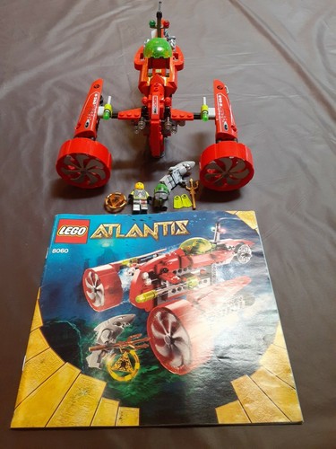LEGO Atlantis - Typhoon Turbo Sub 8060. 100% Complete with Manual - Picture 2 of 2