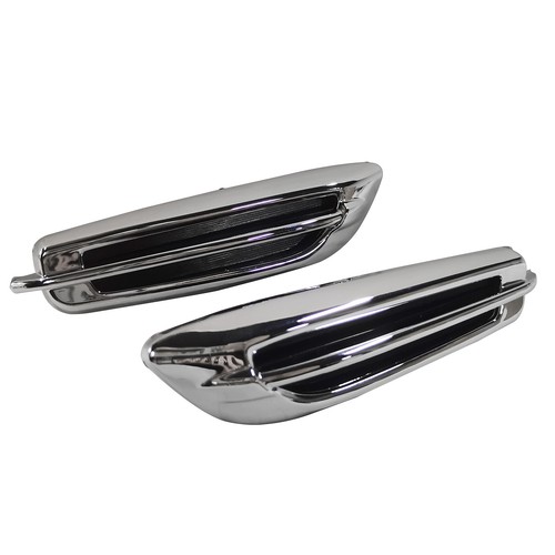 Pair Front Fender Side Marker Trims Molding Chrome For Mitsubishi ASX 2016-2018 - Picture 5 of 10