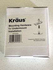 Kraus Mounting Hardware Installation Kit Undermount Kitchen Sink KP22000 NEW