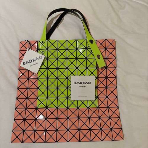 BAO BAO Issey Miyake Tote Bag authentic Made in Japan PRISM KANGAROO W16" 16H" - Picture 4 of 12