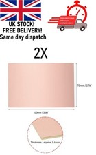 2pcs of 70x100mm Single-Sided Copper Clad Laminate PCB Circuit Board