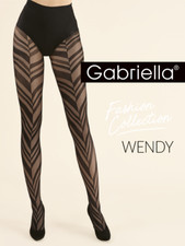 Lot De 5 Paires De Collants Gabriella - Taille 4, Noir Et Gris, 60 Deniers