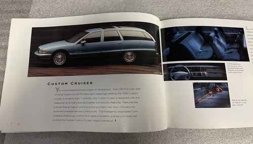 1992 OLDSMOBILE MODEL LINE-UP SALES SHOWROOM BROCHURE L@@K!! - Picture 5 of 5