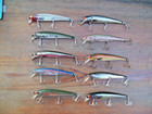 (10) Vintage Bomber Long A Screwtail Jerkbait Fishing Lures New Unused Condition