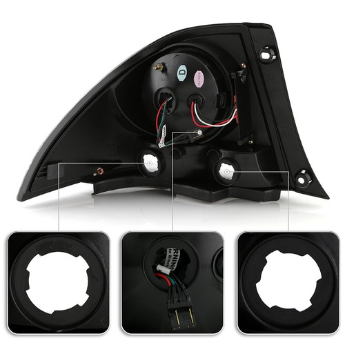 For Black 2001-2005 Lexus IS300 Super-Flux LED Tail Lights Lamps Pair Left+Right - Bild 5 von 10