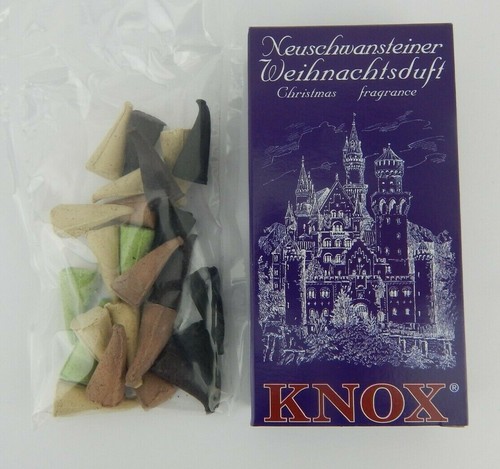 24 Knox Incense Cones Neuschwanstein Castle Gingerbred Pine Cinnamon Vanilla Myr - Picture 11 of 11