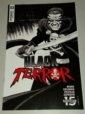 BLACK TERROR #3 INCENTIVE COVER VARIANT DYNAMITE COMICS
