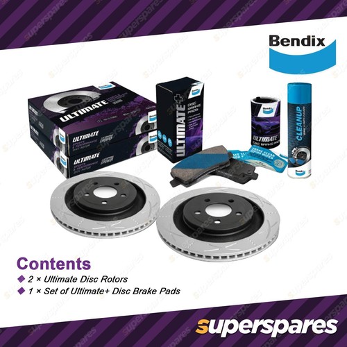 Bendix Rear ULT+ Performance Brake Upgrade Kit for Holden Commodore VE V8 - Picture 2 of 3