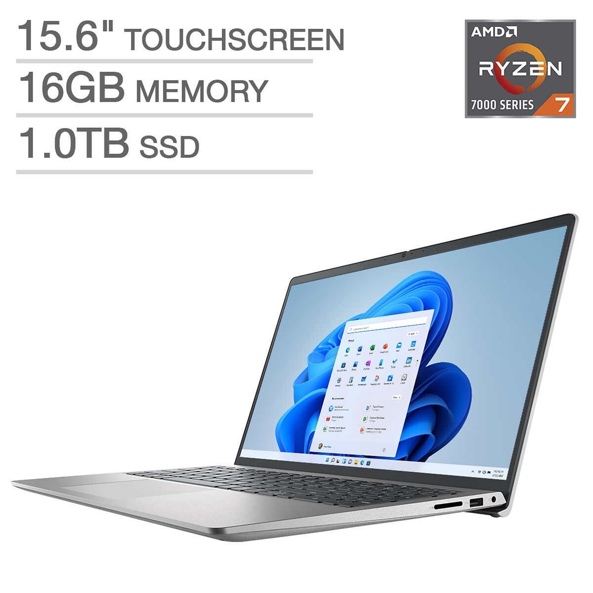 DELL Inspiron 15 Ryzen7 メモリー16GB SSD 1TB Amazon.com