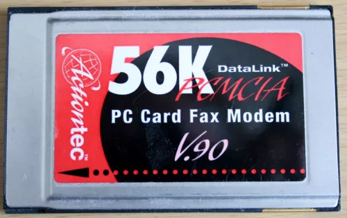 PC Card Fax Modem 56K CardBus PCMCIA Laptop ActionTec  V.90 DataLink FM560LK