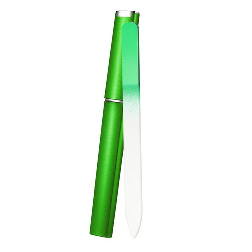 Doppelseitig Glas Finger Nagelfeile mit Etui Pediküre Fingernagel Feile | - Bild 36 von 36