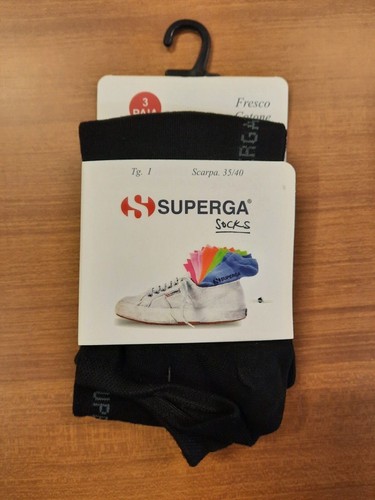 6 Fantasmini in FRESCO COTONE art. s102 SUPERGA Calze - Foto 3 di 5
