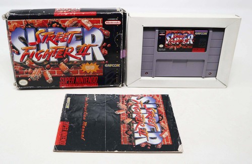 VINTAGE SUPER NINTENDO ENTERTAINMENT SYSTEM SNES STREET FIGHTER II GAME NTSC - Picture 8 of 11
