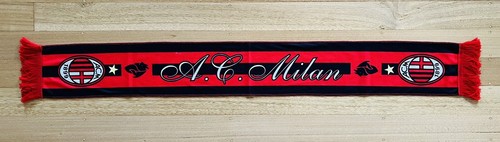 AC Milan FC Scarf Great Design Good Size Brand New Quality Scarf - Picture 5 of 5