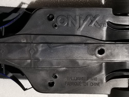 1 Stück Formel 1 Modellauto blau weiß Williams Renault FW18 - Bild 5 von 5