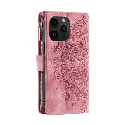 For iPhone 16/15/14/13/12/11 Pro Max Crossbody Wallet Case Zip Card Flip Cover - Picture 4 of 43