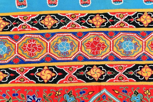ECCEZIONALE ARAZZO DA RICAMO ANTICO INDO-PERSIANO RASHTI PAISLEY SCIALLE RASHT - Foto 9 di 12