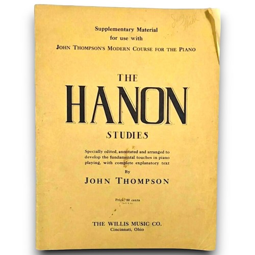 Vintage 1940s John Thompson Hanon Piano Sheet Music Song Book 43 Pages - Picture 3 of 8