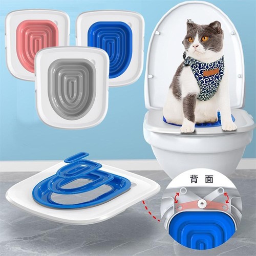 Kit addestramento toilette gatto riutilizzabile cucciolo gattino lettiera tappetino pulizia accessori - Foto 22 di 27