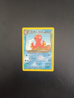 Pokemon Karte Dunkle Octillery 62/105 Commune Neo Destiny Wizards